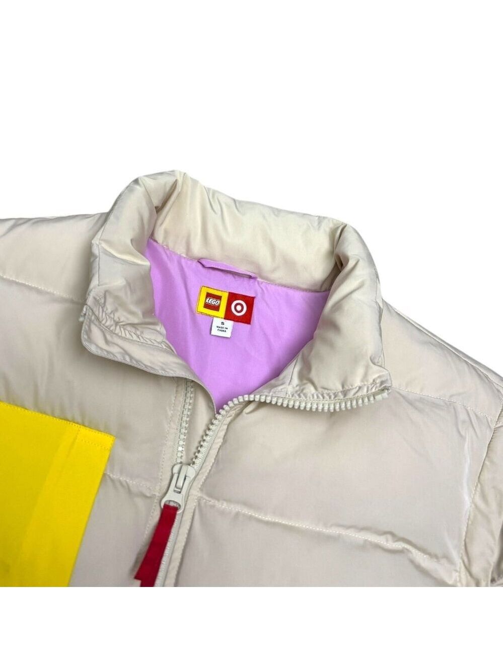 LEGO Deconstructed Winter Puffer Parka Insulated Vest & Coat Womens Small - Picture 7 of 8